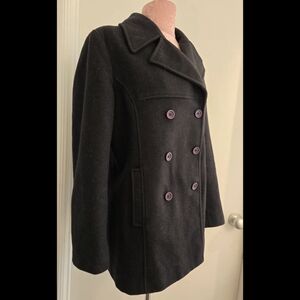 Express Wool Peacoat Navy Blue Size‎ 7/8